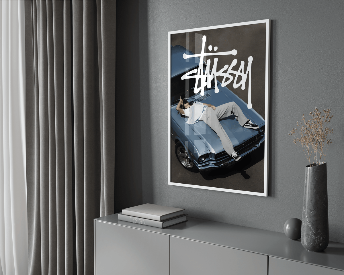 Stussy Mustang Poster - Posters, Prints & Wall Art | HYPE Posters