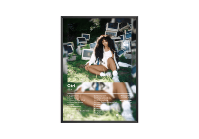 SZA 'Ctrl' Album Poster - Posters, Prints & Wall Art | HYPE Posters