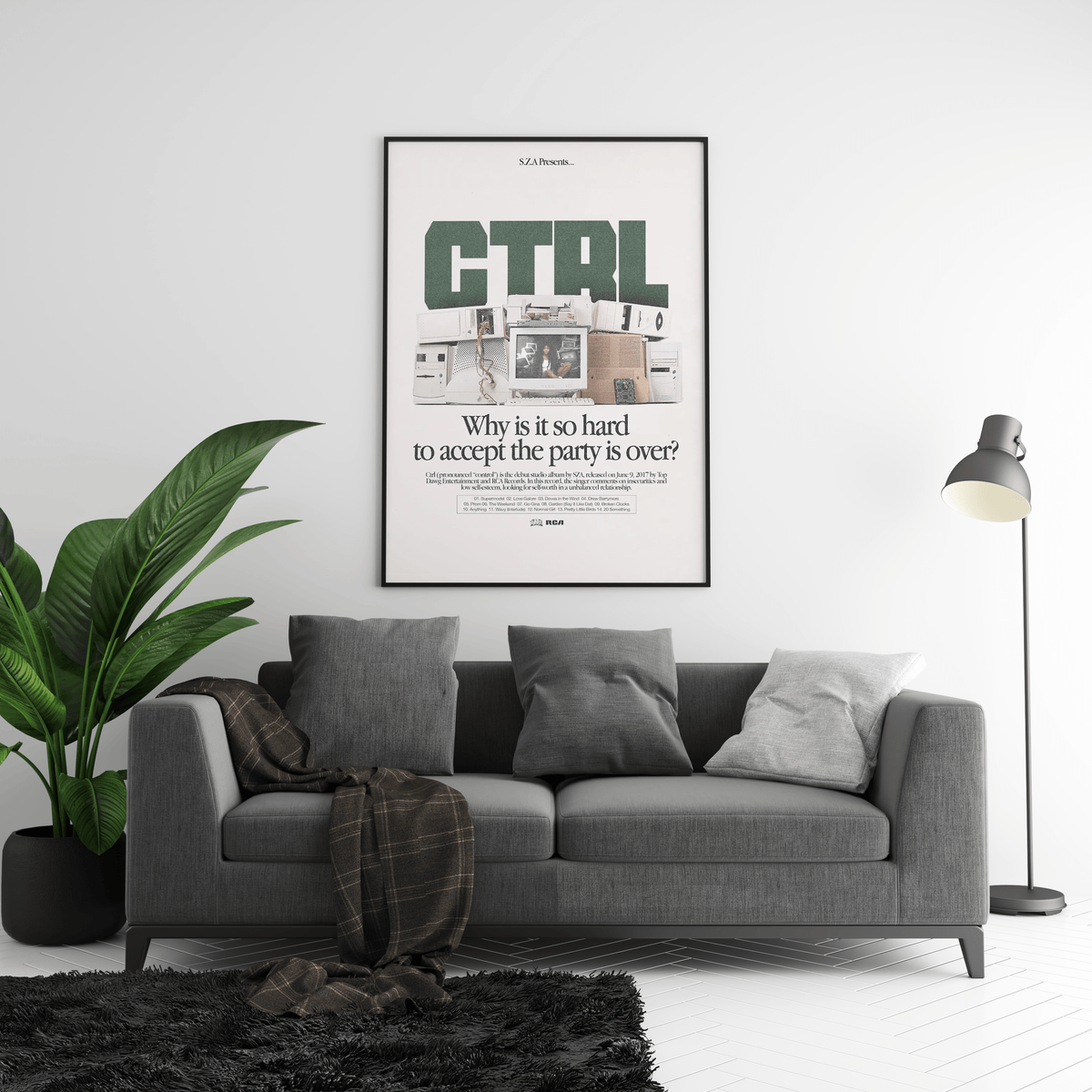 SZA 'CTRL' Poster - Posters, Prints & Wall Art | HYPE Posters