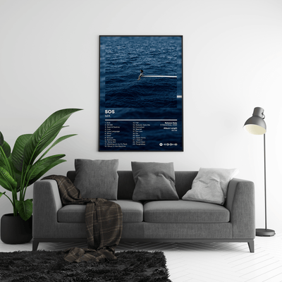 SZA 'SOS' Album Poster - Posters, Prints & Wall Art | HYPE Posters