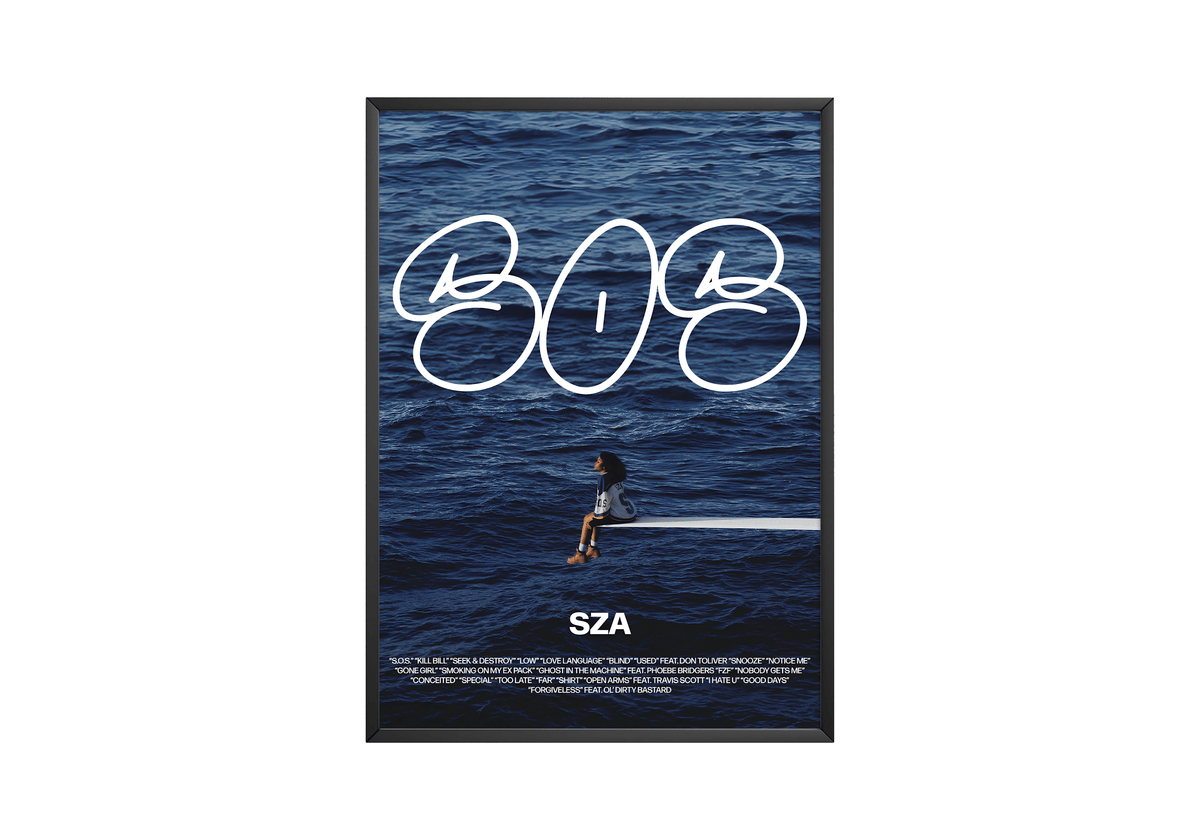 SZA 'SOS' Bubble Poster - Posters, Prints & Wall Art | HYPE Posters