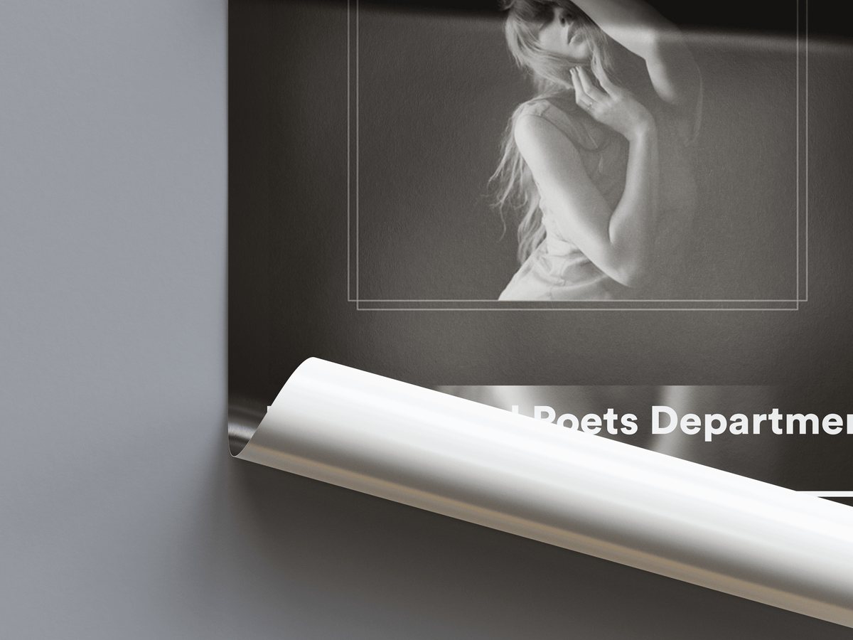 Taylor Swift 'The Tortured Poets Department' Album Poster - Posters, Prints & Wall Art | HYPE Posters