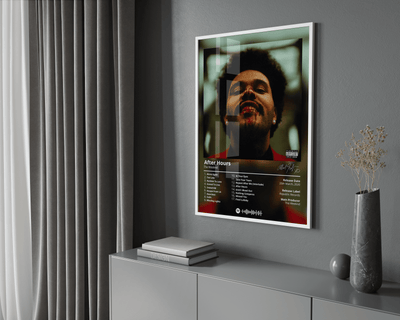 The Weeknd 'After Hours' Album Poster - Posters, Prints & Wall Art | HYPE Posters