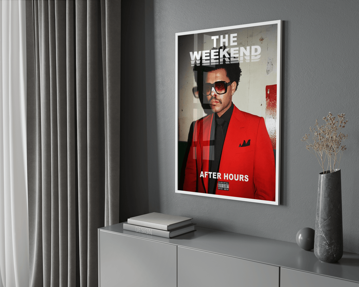 The Weeknd 'After Hours' Poster - Posters, Prints & Wall Art | HYPE Posters