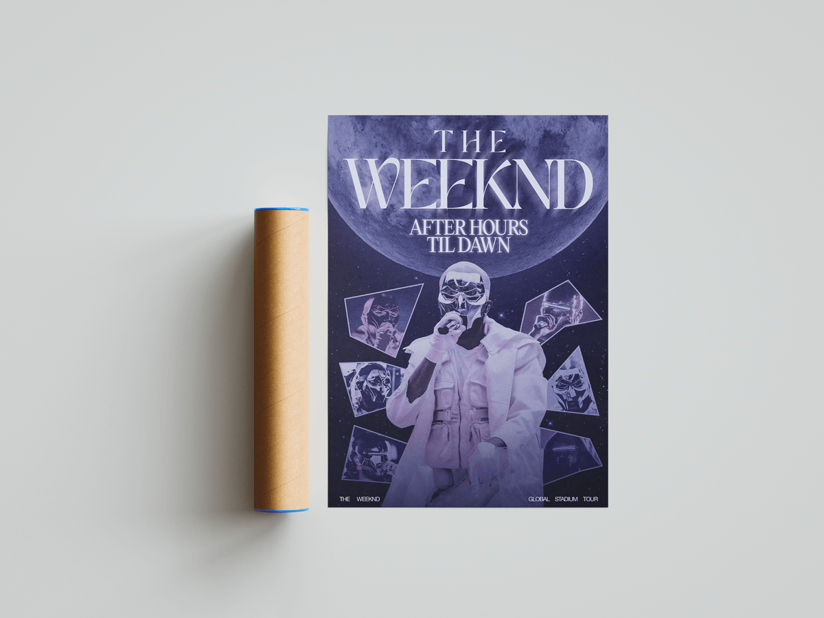 The Weeknd 'After Hours' Tour Poster - Posters, Prints & Wall Art | HYPE Posters