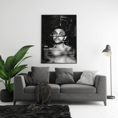 The Weeknd 'Beauty Behind The Madness' Album Poster - Posters, Prints & Wall Art | HYPE Posters