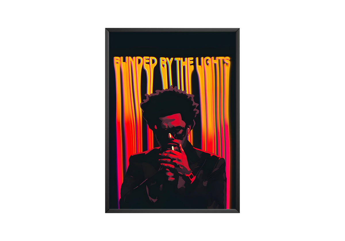The Weeknd 'Blurred Lights' Poster - Posters, Prints & Wall Art | HYPE Posters