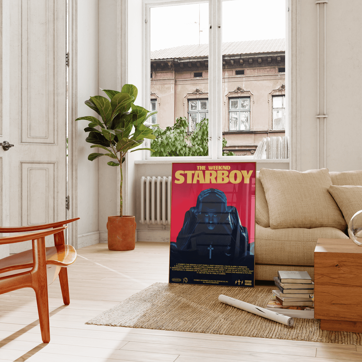 The Weeknd 'Starboy' Poster - Posters, Prints & Wall Art | HYPE Posters