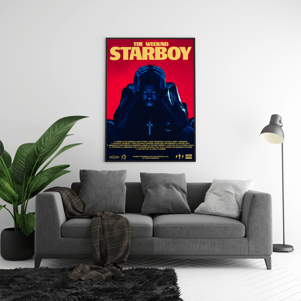 The Weeknd 'Starboy' Poster - Posters, Prints & Wall Art | HYPE Posters