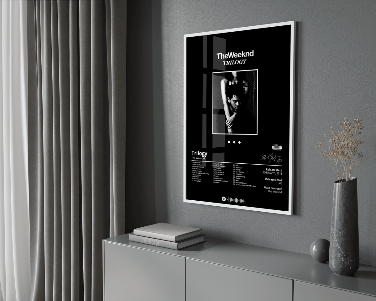 The Weeknd 'Trilogy' Album Poster - Posters, Prints & Wall Art | HYPE Posters