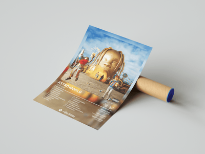 Travis Scott 'Astroworld' Album Poster - Posters, Prints & Wall Art | HYPE Posters
