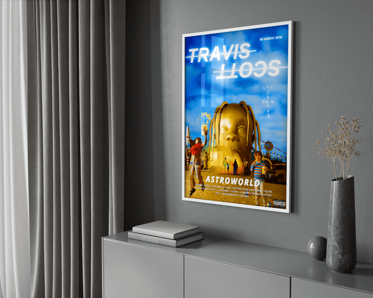 Travis Scott 'Astroworld' Poster - Posters, Prints & Wall Art | HYPE Posters