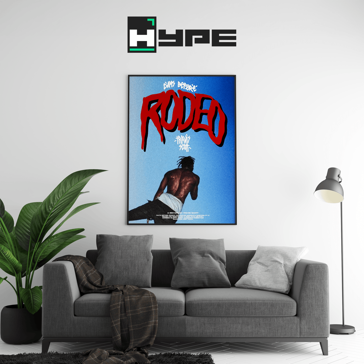 Travis Scott Days Before Rodeo Poster - Posters, Prints & Wall Art | HYPE Posters