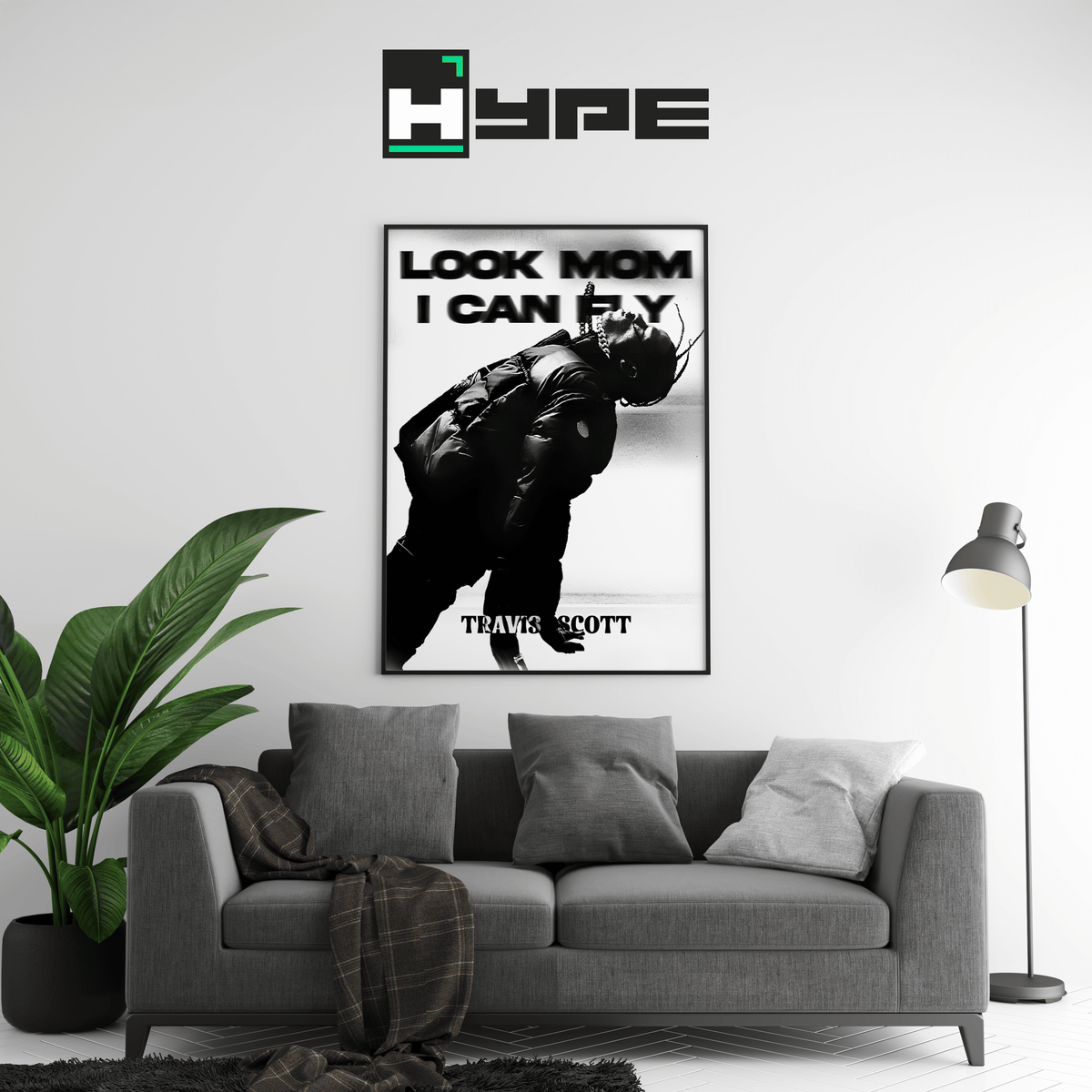 Travis Scott 'I Can Fly' Poster - Posters, Prints & Wall Art | HYPE Posters