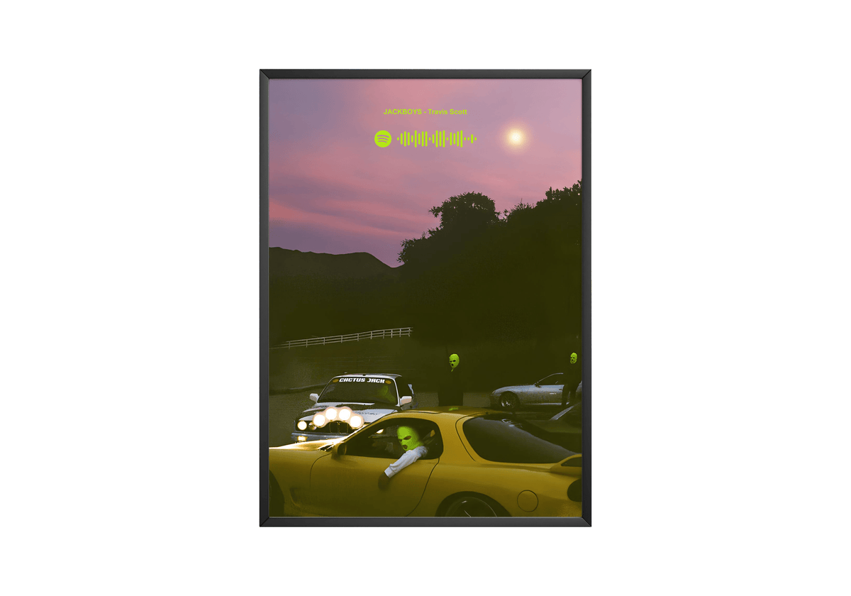 Travis Scott 'Jackboys' Spotify Poster - Posters, Prints & Wall Art | HYPE Posters