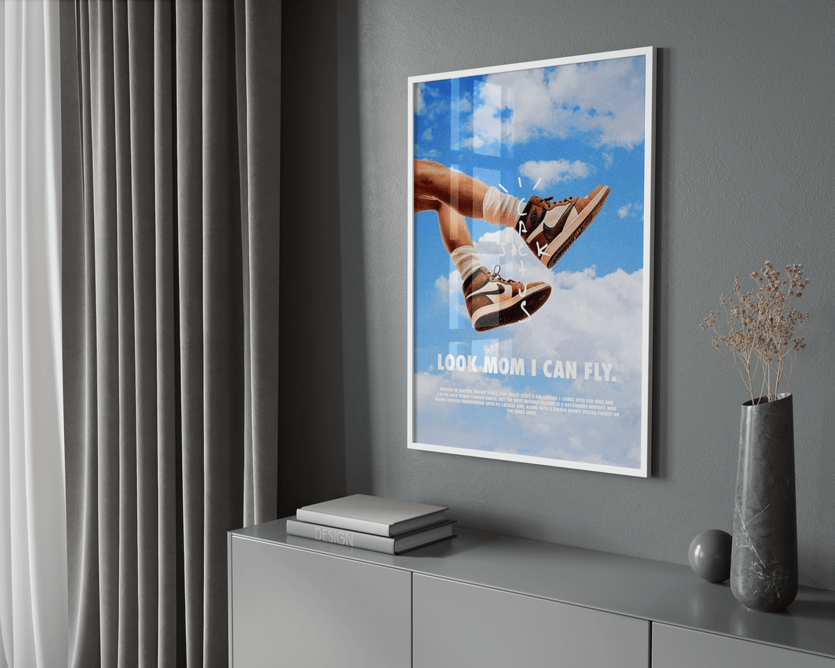 Travis Scott 'Look Mom I Can Fly' Poster - Posters, Prints & Wall Art | HYPE Posters