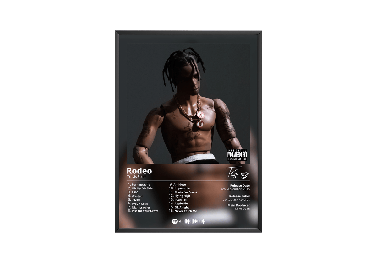 Travis Scott 'Rodeo' Album Poster - Posters, Prints & Wall Art | HYPE Posters