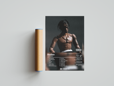 Travis Scott 'Rodeo' Album Poster - Posters, Prints & Wall Art | HYPE Posters