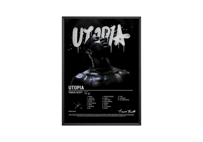 Travis Scott 'Utopia' Album Poster - Posters, Prints & Wall Art | HYPE Posters