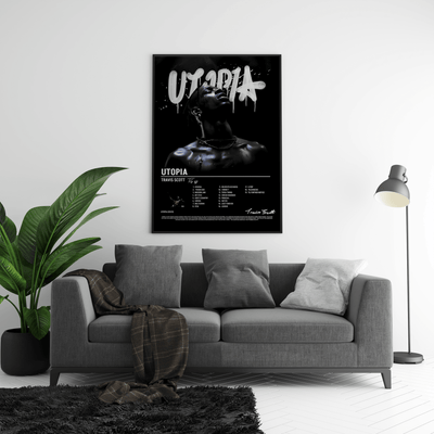 Travis Scott 'Utopia' Album Poster - Posters, Prints & Wall Art | HYPE Posters