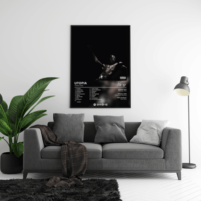 Travis Scott 'Utopia' Album Poster - Posters, Prints & Wall Art | HYPE Posters