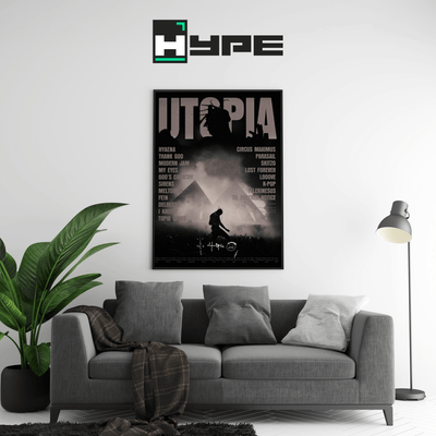 Travis Scott Utopia Poster - Posters, Prints & Wall Art | HYPE Posters