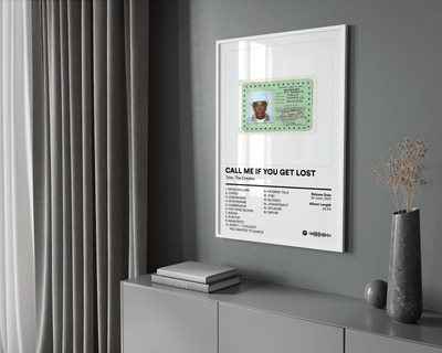 Tyler The Creator 'CALL ME IF YOU GET LOST' Album Poster - Posters, Prints & Wall Art | HYPE Posters