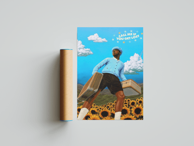Tyler The Creator - 'Call Me If You Get Lost' Poster - Posters, Prints & Wall Art | HYPE Posters
