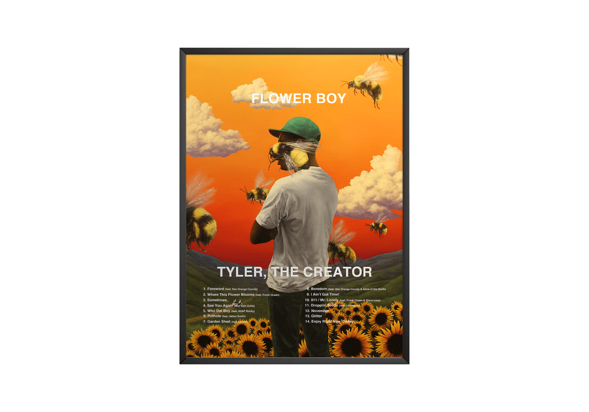 Tyler The Creator 'Flower Boy' Poster - Posters, Prints & Wall Art | HYPE Posters