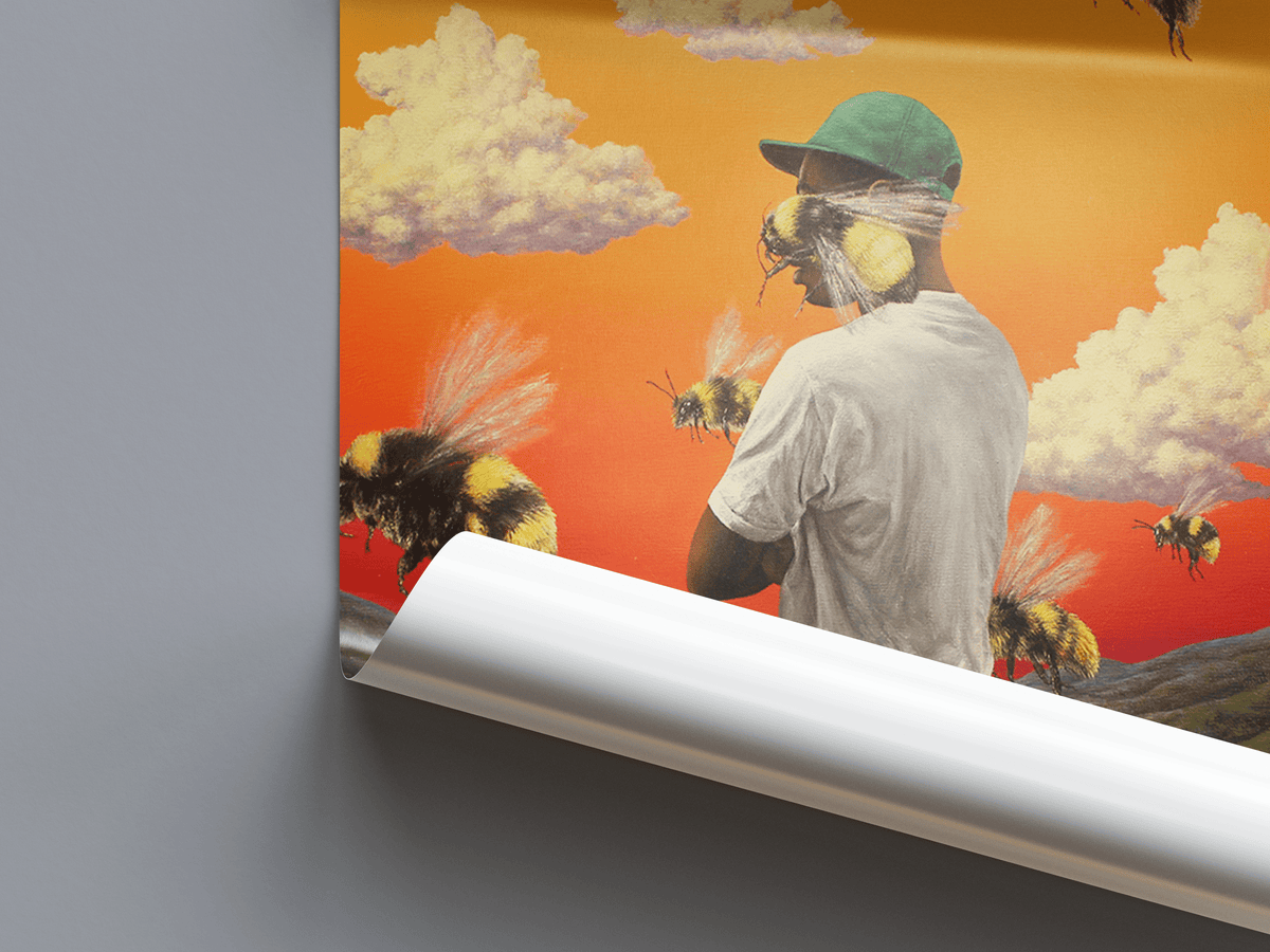 Tyler The Creator 'Flower Boy' Spotify Poster - Posters, Prints & Wall Art | HYPE Posters
