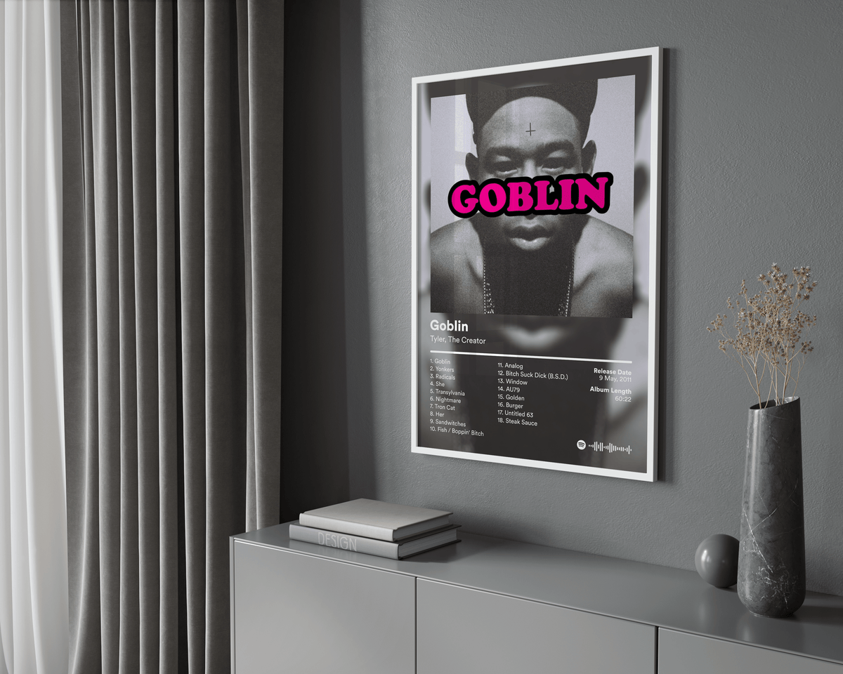 Tyler The Creator 'Goblin' Album Poster - Posters, Prints & Wall Art | HYPE Posters
