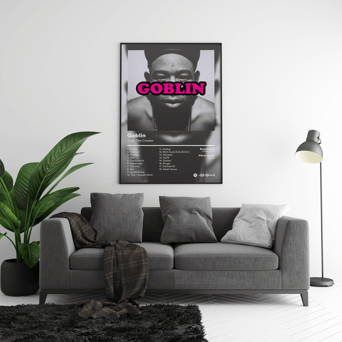 Tyler The Creator 'Goblin' Album Poster - Posters, Prints & Wall Art | HYPE Posters