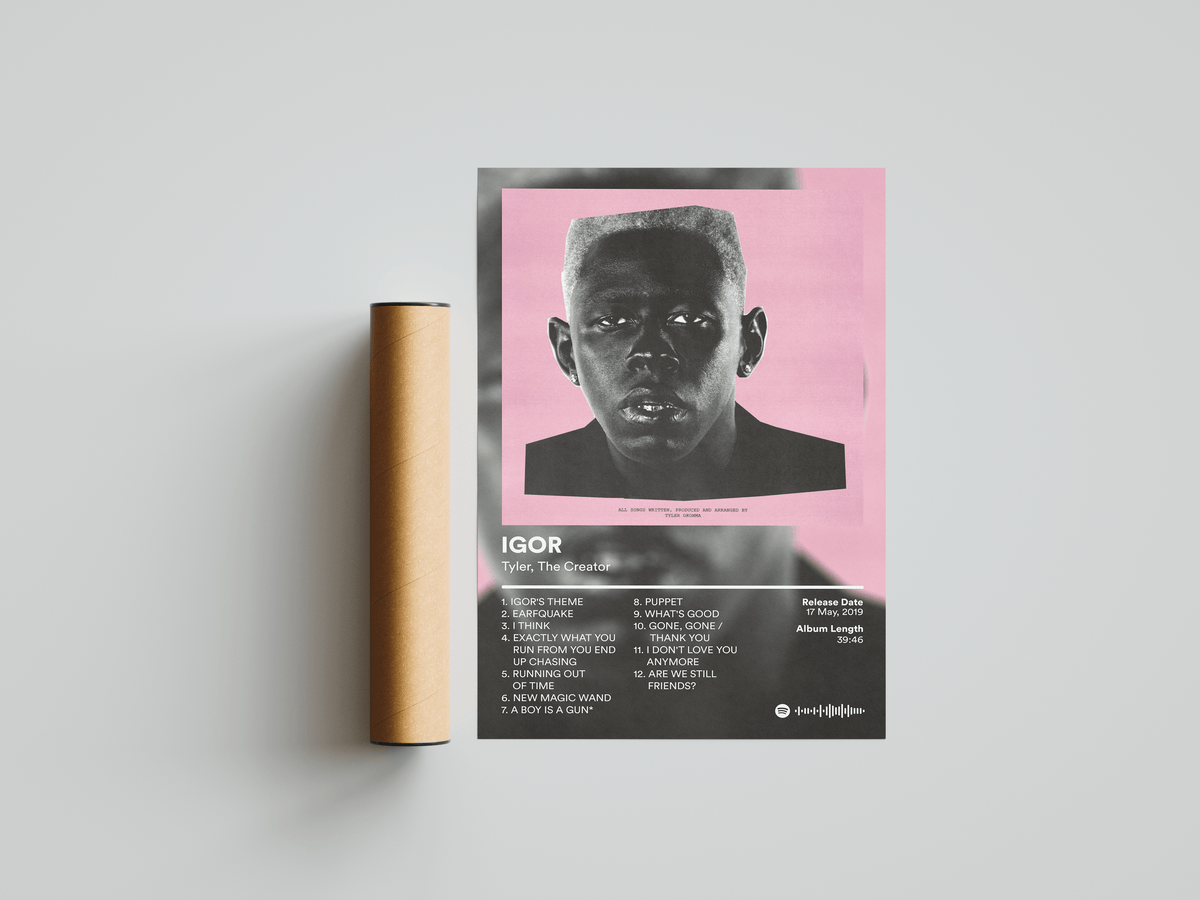 Tyler The Creator 'IGOR' Album Poster - Posters, Prints & Wall Art | HYPE Posters