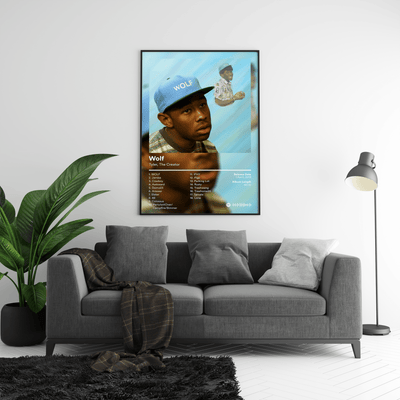 Tyler The Creator 'Wolf' Album Poster - Posters, Prints & Wall Art | HYPE Posters