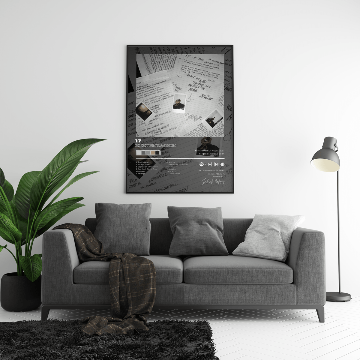 XXXTENTACION '17' Album Poster - Posters, Prints & Wall Art | HYPE Posters