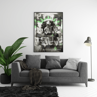 Yeat '2 Alivë' Album Poster - Posters, Prints & Wall Art | HYPE Posters