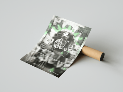 Yeat '2 Alivë' Album Poster - Posters, Prints & Wall Art | HYPE Posters