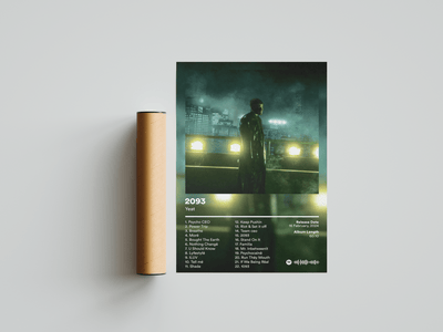 Yeat '2093' Album Poster - Posters, Prints & Wall Art | HYPE Posters