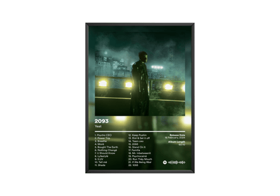 Yeat '2093' Album Poster - Posters, Prints & Wall Art | HYPE Posters