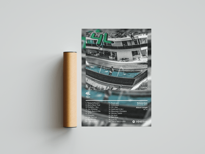 Yeat '4L' Album Poster - Posters, Prints & Wall Art | HYPE Posters