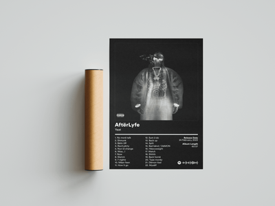 Yeat 'AftërLyfe' Album Poster - Posters, Prints & Wall Art | HYPE Posters