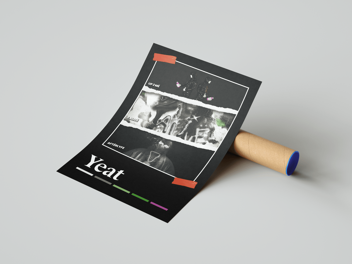 YEAT Legacy Poster - Posters, Prints & Wall Art | HYPE Posters