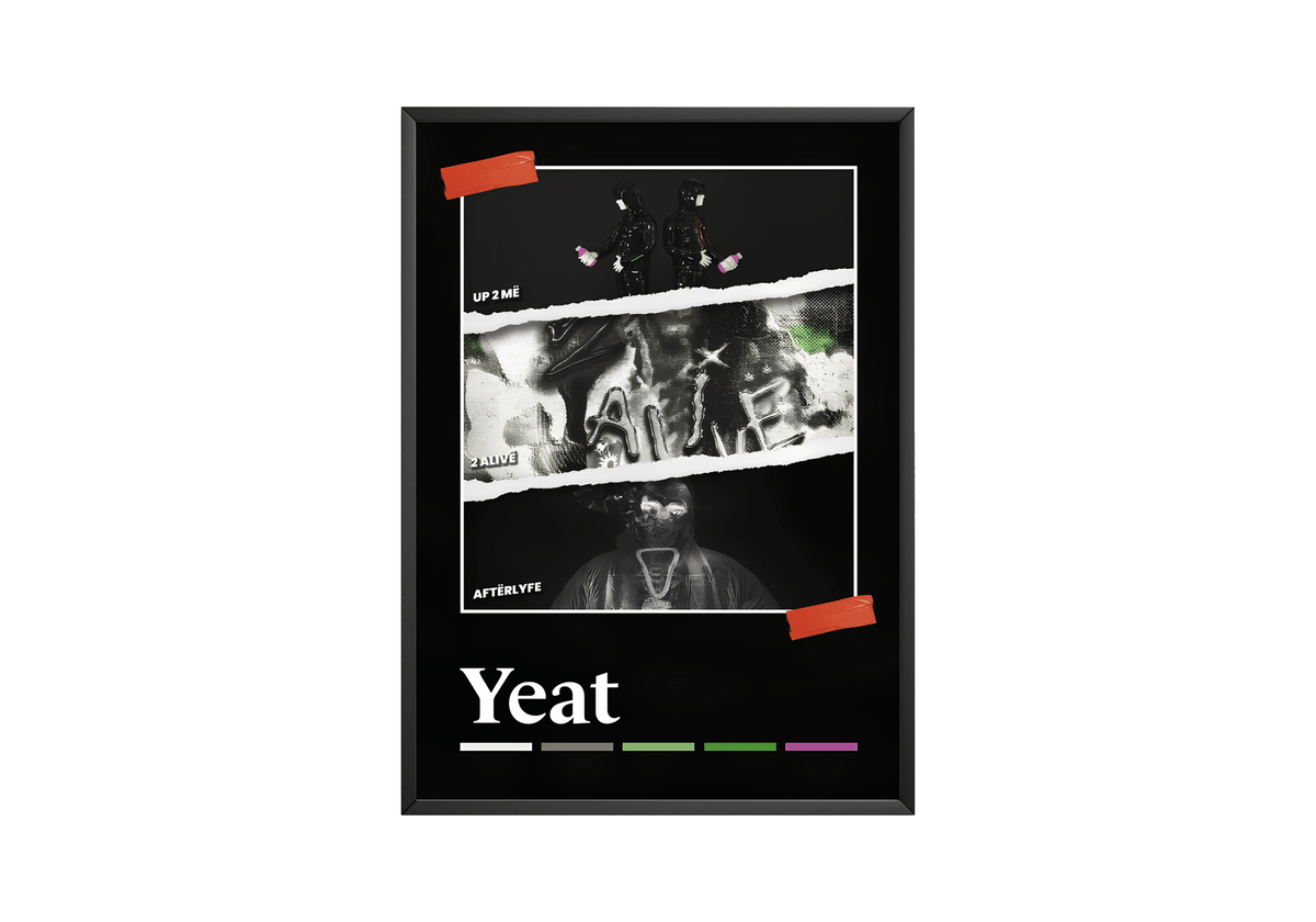 YEAT Legacy Poster - Posters, Prints & Wall Art | HYPE Posters