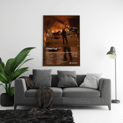 Yeat 'LYFESTYLE' Album Poster - Posters, Prints & Wall Art | HYPE Posters