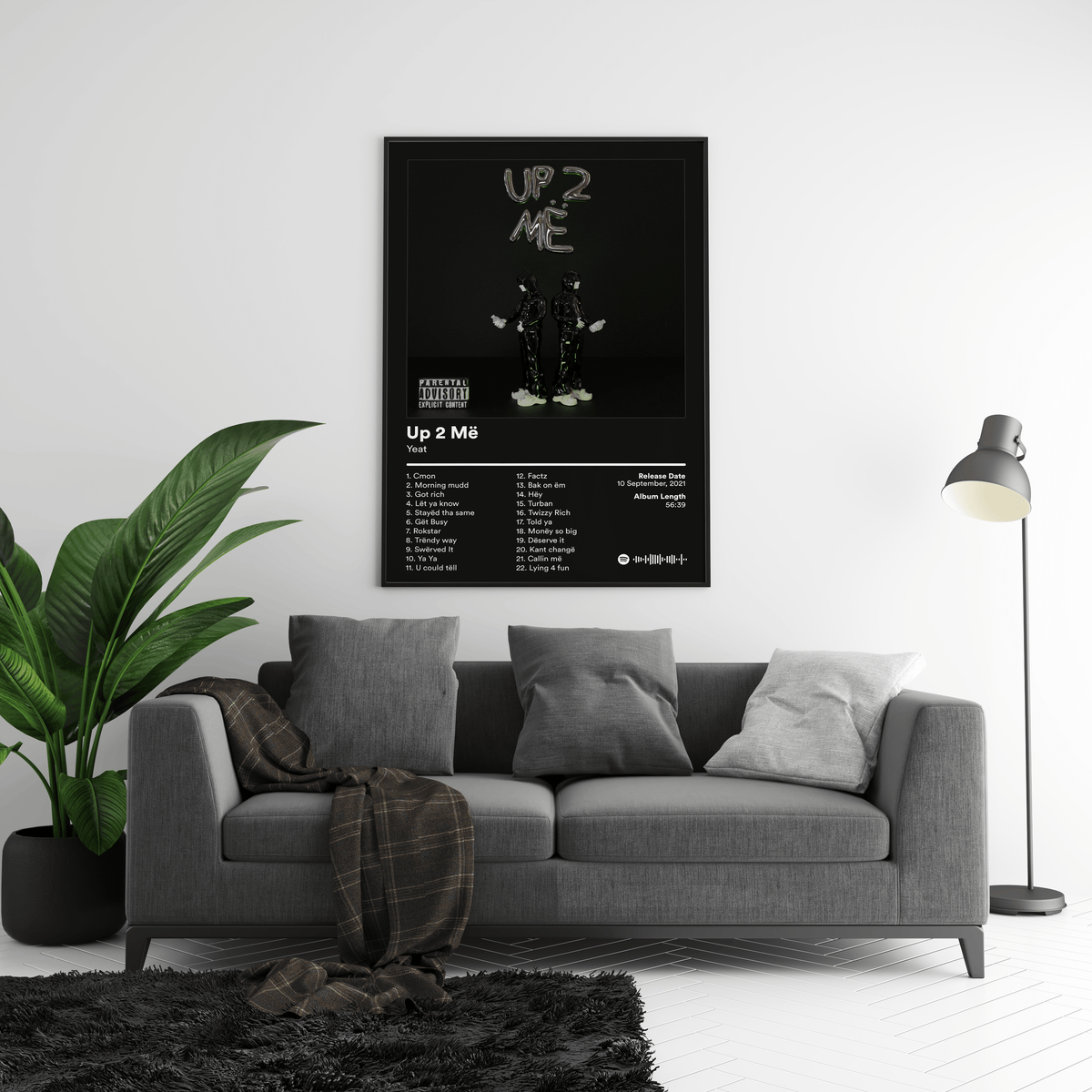 Yeat 'Up 2 Më' Album Poster - Posters, Prints & Wall Art | HYPE Posters