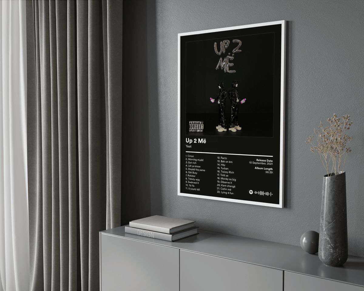 Yeat 'Up 2 Më' Album Poster - Posters, Prints & Wall Art | HYPE Posters